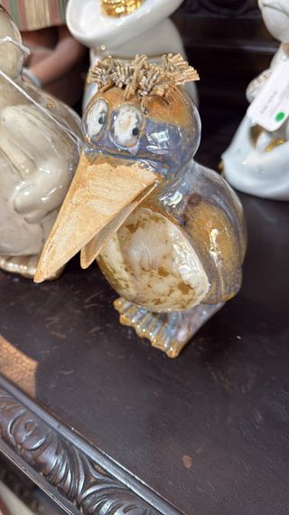 PAREJA PINGÜINOS CERÁMICA