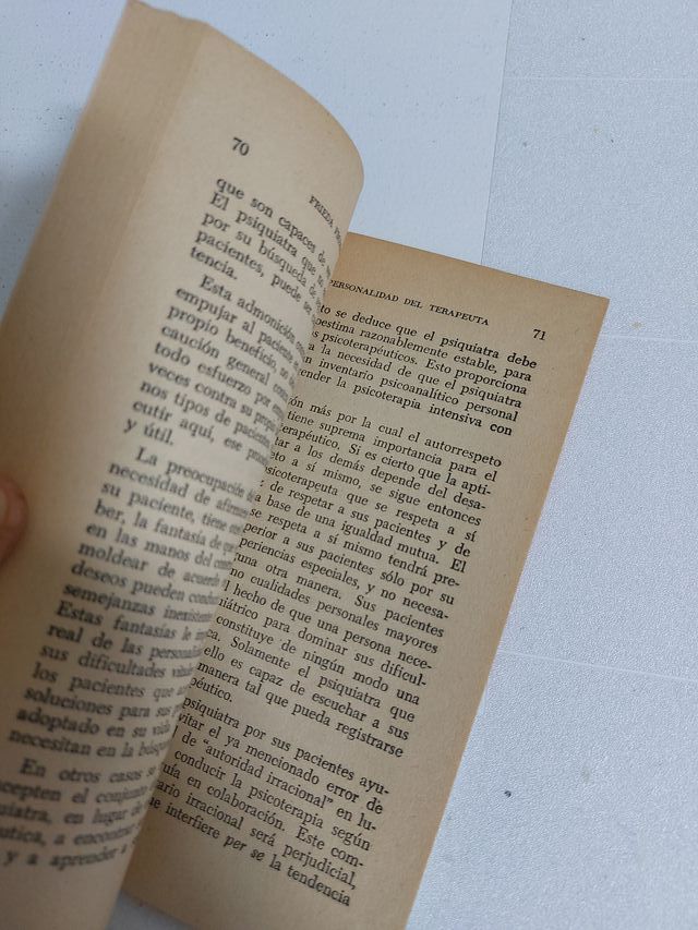 La Personalidad del Terapeuta - Frieda Fromm-Reich