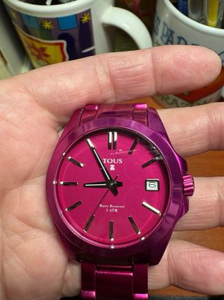 Reloj Tous Drive Aluminio Fucsia