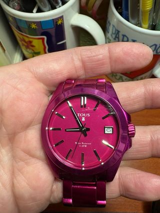 Reloj Tous Drive Aluminio Fucsia