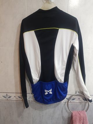 Maillot Ciclismo Blanco y Rojo