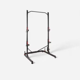 Rack, pesas y banco gimnasio