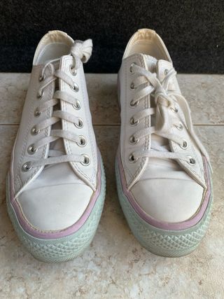 Converse plataforma pastel multicolor