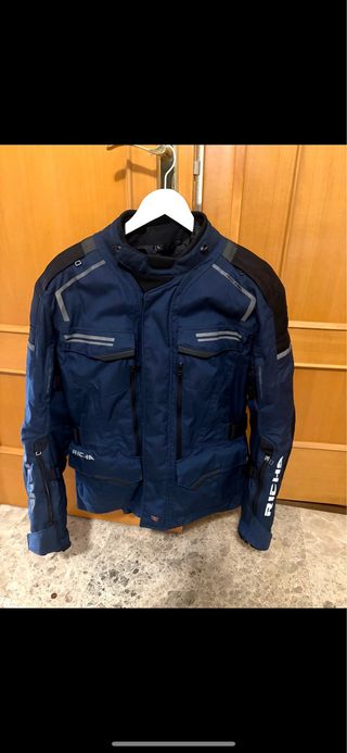 Chaqueta de moto Richa azul talla L 