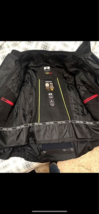 Chaqueta de moto Richa azul talla L 