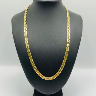 CADENA TIPO CARTIER MACIZA 2-1. Oro 18k. Peso: 54g