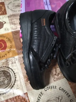 Zapatos Baerc Negros Mujer