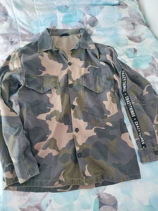 Giacca denim camouflage Tg. M