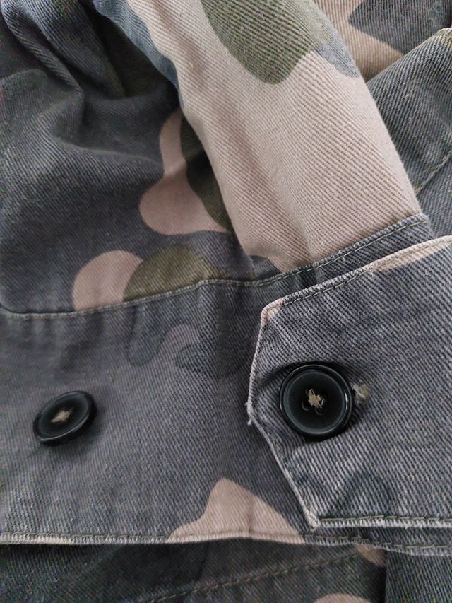 Giacca denim camouflage Tg. M