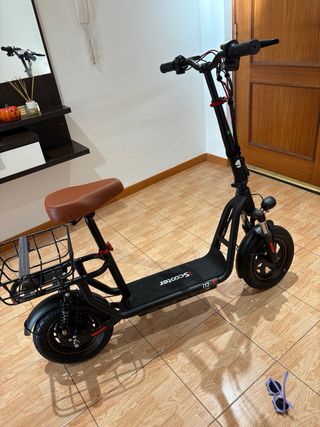 Patinete Eléctrico con Sillín Cómodo