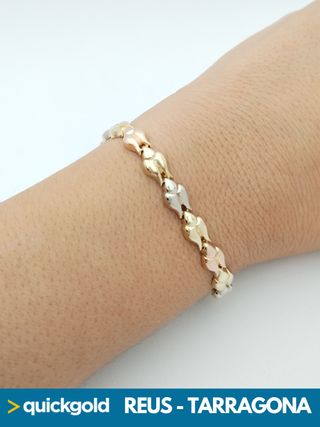 035-05-00603 PULSERA ORO DE 18K GOLONDRINAS