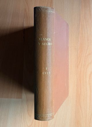 Tomo completo de la revista *Blanco y Negro* 1921