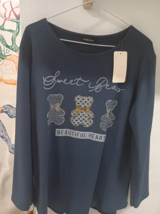 Sudadera Sweet Bears azul