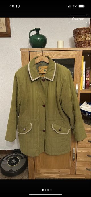 Chaqueta/parka verde caqui