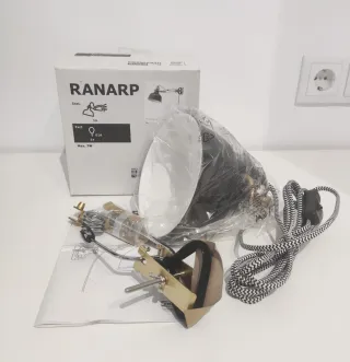 Lámpara RANARP Ikea Negra