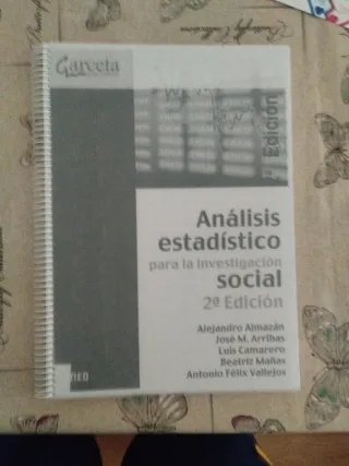 Análisis Estadístico para Investigación Social 2ª 