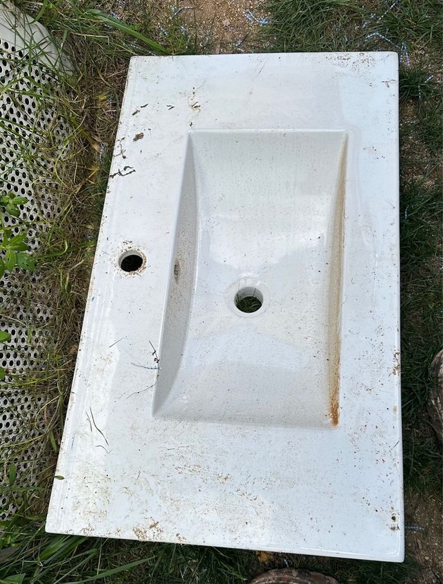 Lavabo de porcelana blanco 51x76cm