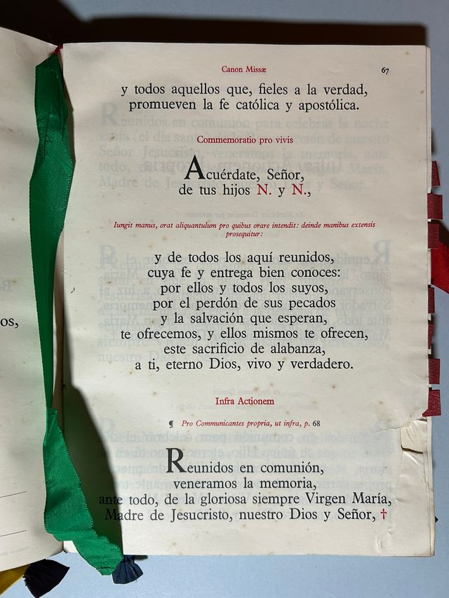 Misal Latino Español - Comisión Episcopal 1967