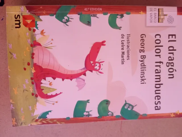 El dragón color frambuesa