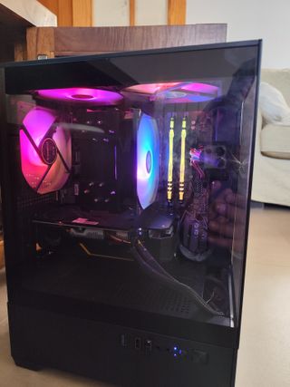 Torre Ordenador Gaming RGB Negra