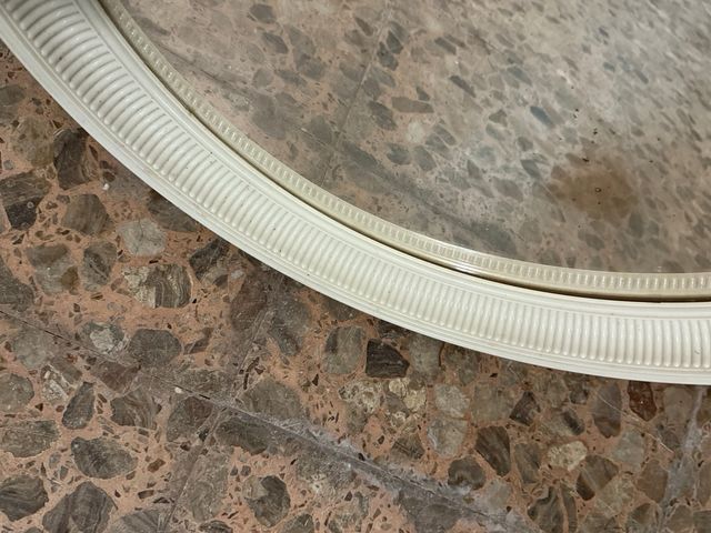 Espejo Redondo Blanco