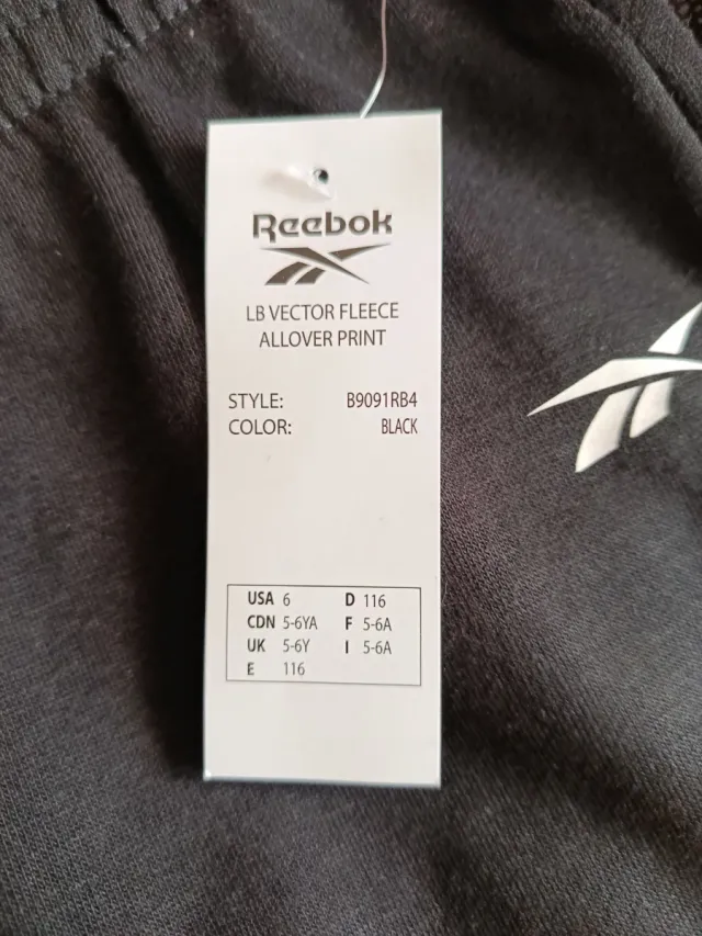 Chándal Reebok Talla 5-6 Años
