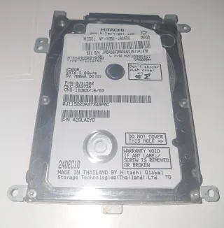 Disco Duro Hitachi 250GB SATA 5400RPM