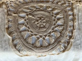 Chaleco de flecos beige