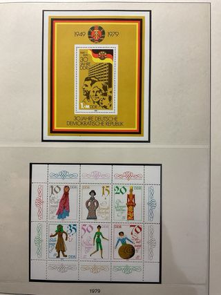 Raccolta francobolli Germania DDR
