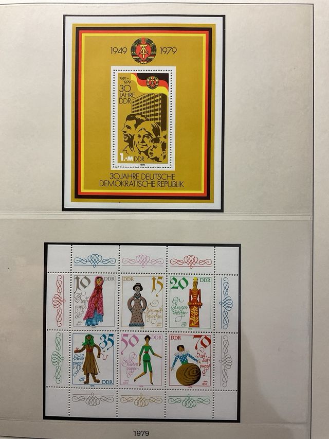 Raccolta francobolli Germania DDR