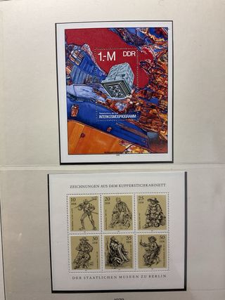 Raccolta francobolli Germania DDR