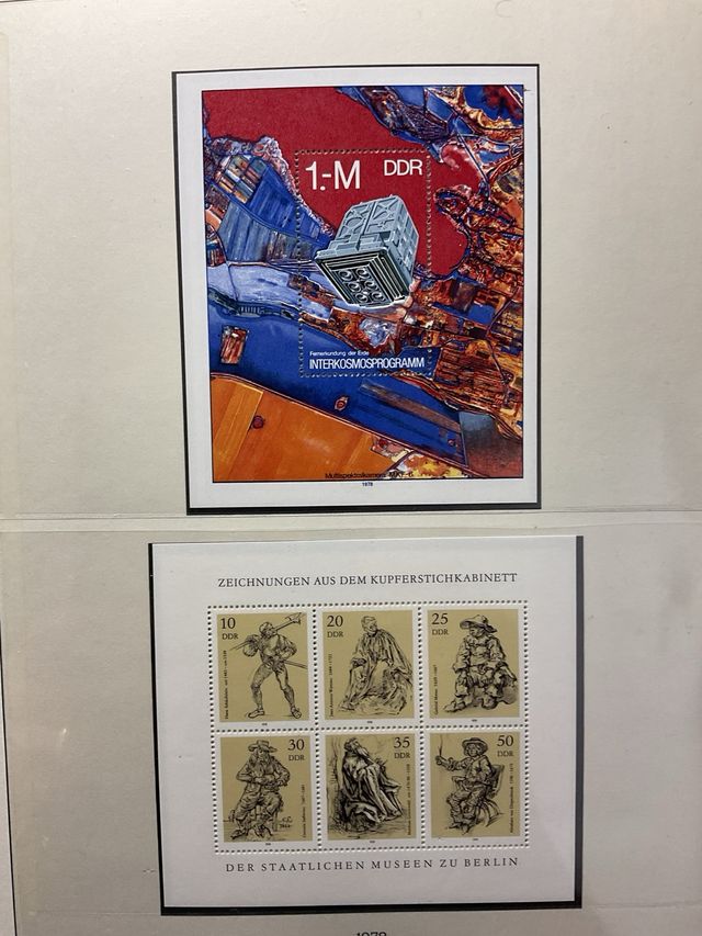 Raccolta francobolli Germania DDR