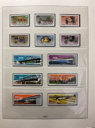 Raccolta francobolli Germania DDR