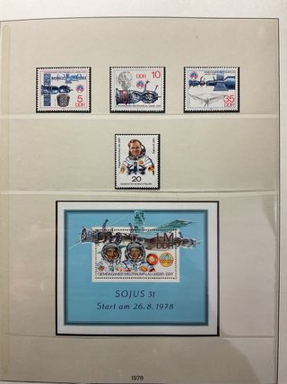 Raccolta francobolli Germania DDR