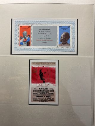 Raccolta francobolli Germania DDR