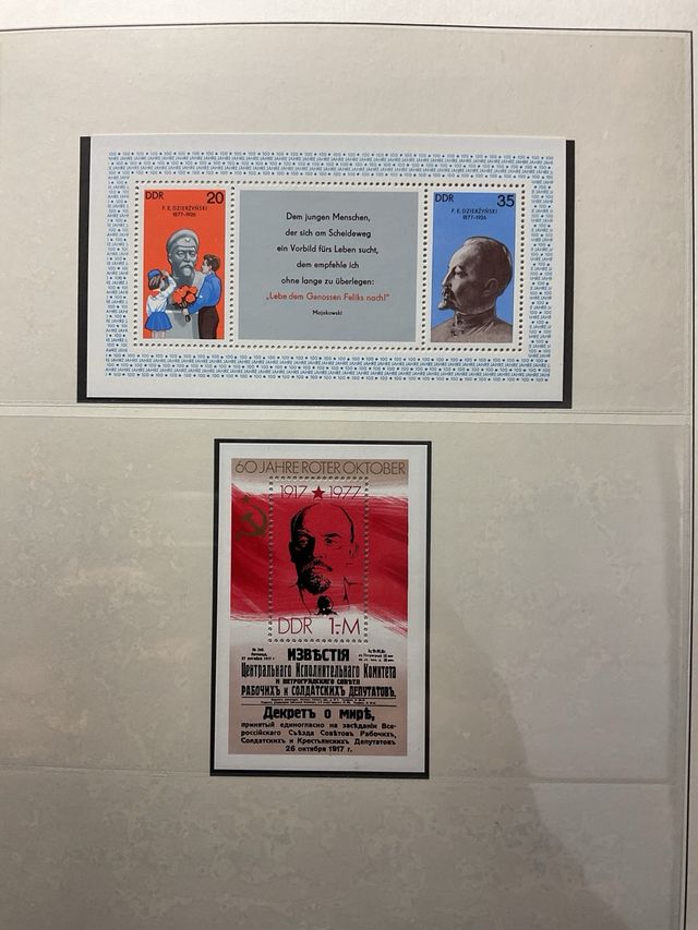 Raccolta francobolli Germania DDR