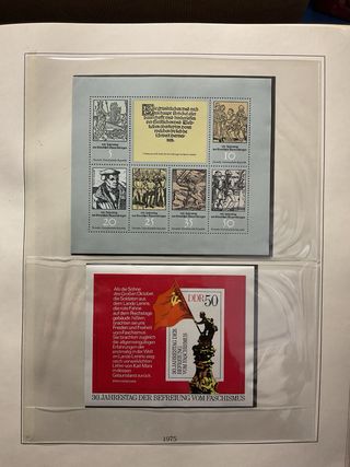 Raccolta francobolli Germania DDR