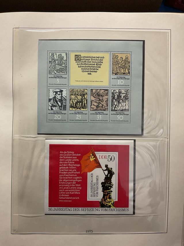 Raccolta francobolli Germania DDR