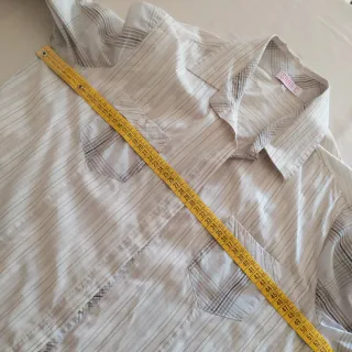 Camicia donna SARA C beige/grigio