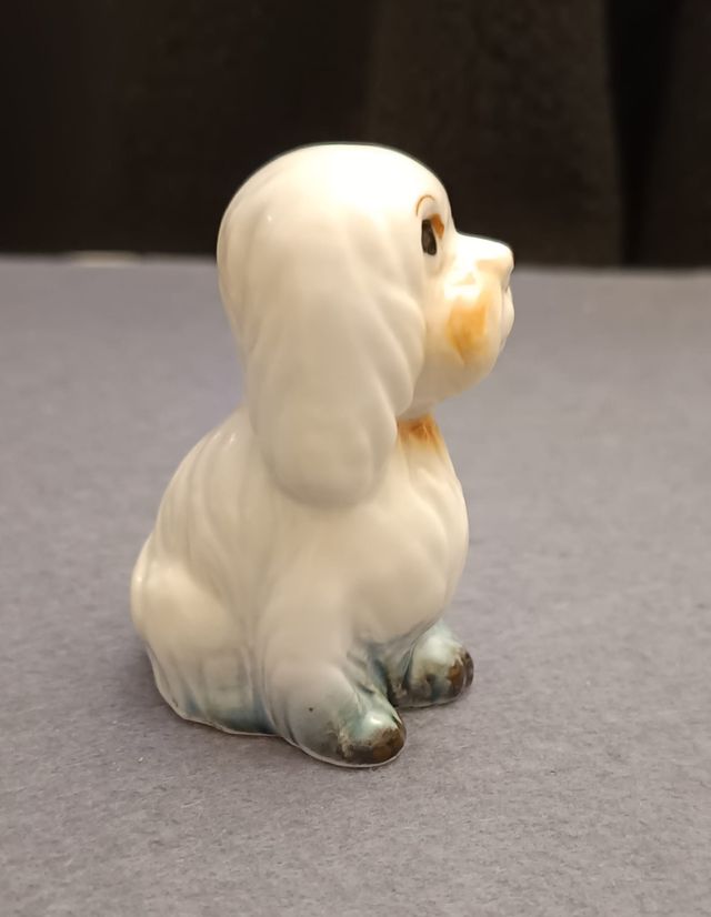 Perrito Caniche Porcelana Japón