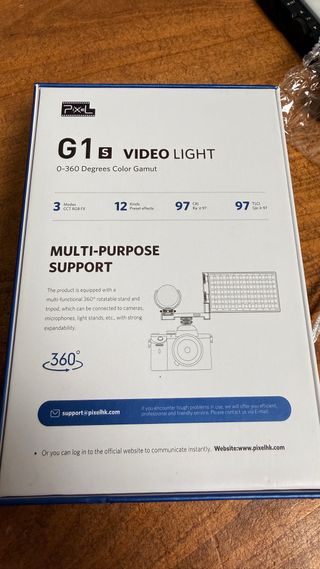 Foco luz FOTO-VIDEO Led Pixél G1s RGB 12 ESCENAS