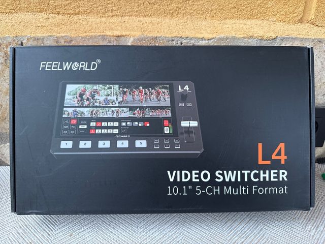 FEELWORLD L4 Conmutador de vídeo 10.1 5-CH