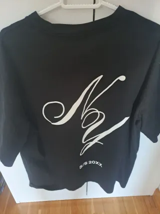 Camiseta H&M Negra Talla L