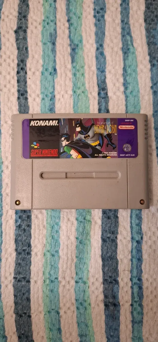 The Adventures of Batman & Robin SNES Nintendo