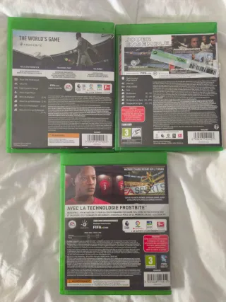 Lote FIFA Xbox One (FIFA 17, 18 y 21) 