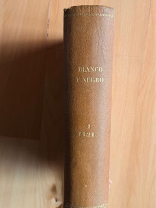 Tomo completo de la revista *Blanco y Negro* 1920