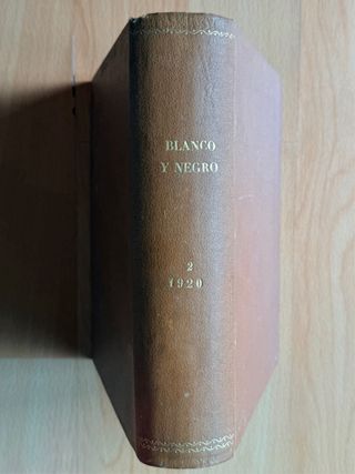 Tomo completo de la revista *Blanco y Negro* 1920