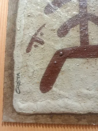 Quadro etnico fatto a mano