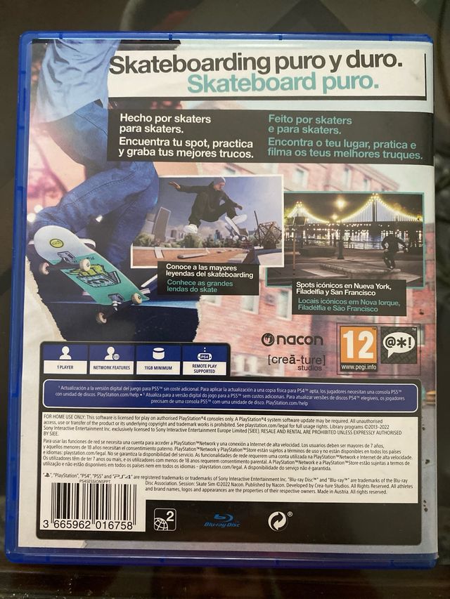 Session: Skate Sim PS4 (PlayStation 4)