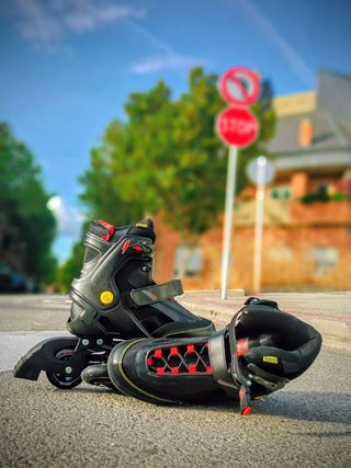 Patines en línea negros - 42 ¡NUEVOS!